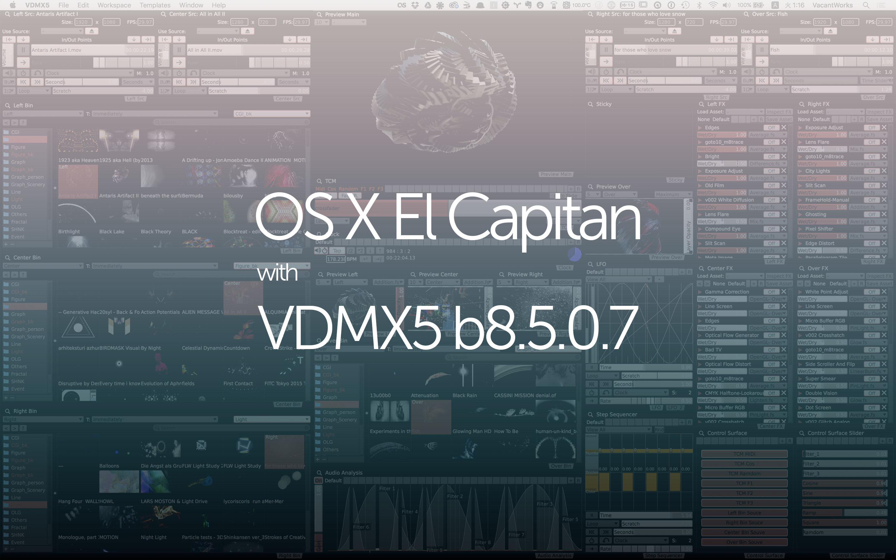 OS & VDMX Update